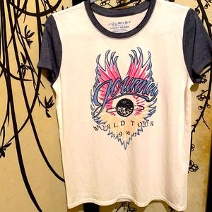Lucky Brand Journey  World Tour  1980 Graphic Tee